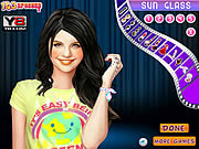Флеш игра онлайн Selena Gomez знаменитости макияж / Selena Gomez Celebrity Makeover